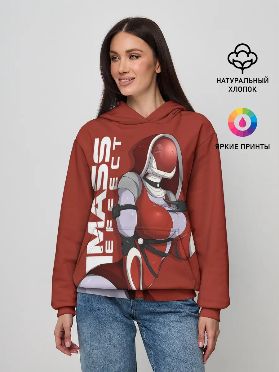 Женское худи / mass effect