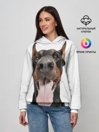 Женское худи / Доберман / Doberman