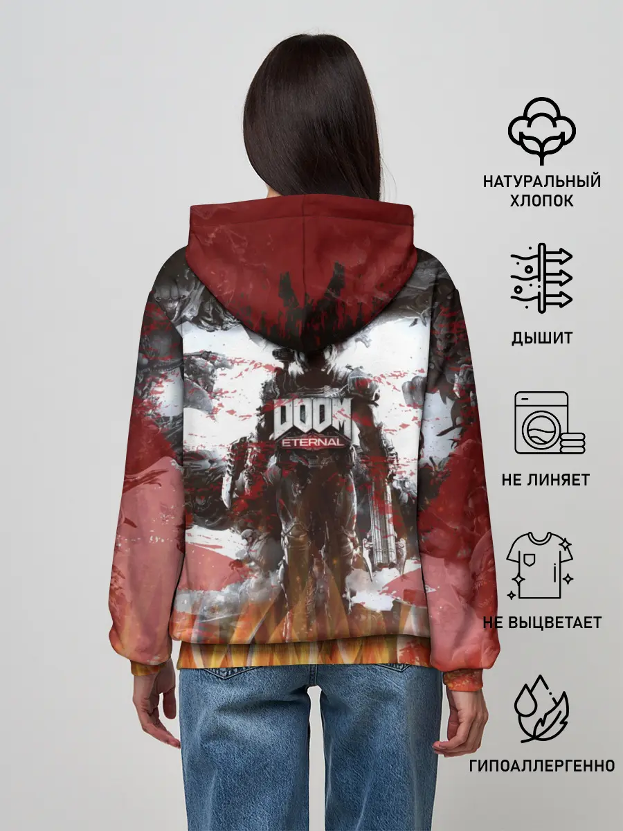 Женское худи / Doom Ethernal Ancient Gods