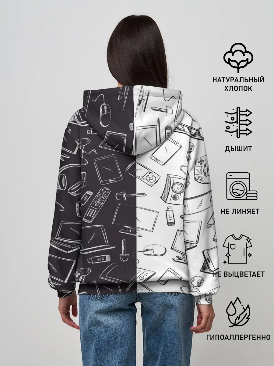 Женское худи / Гаджеты