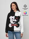 Женское худи / MONOKUMA / МОНОКУМА GLITCH