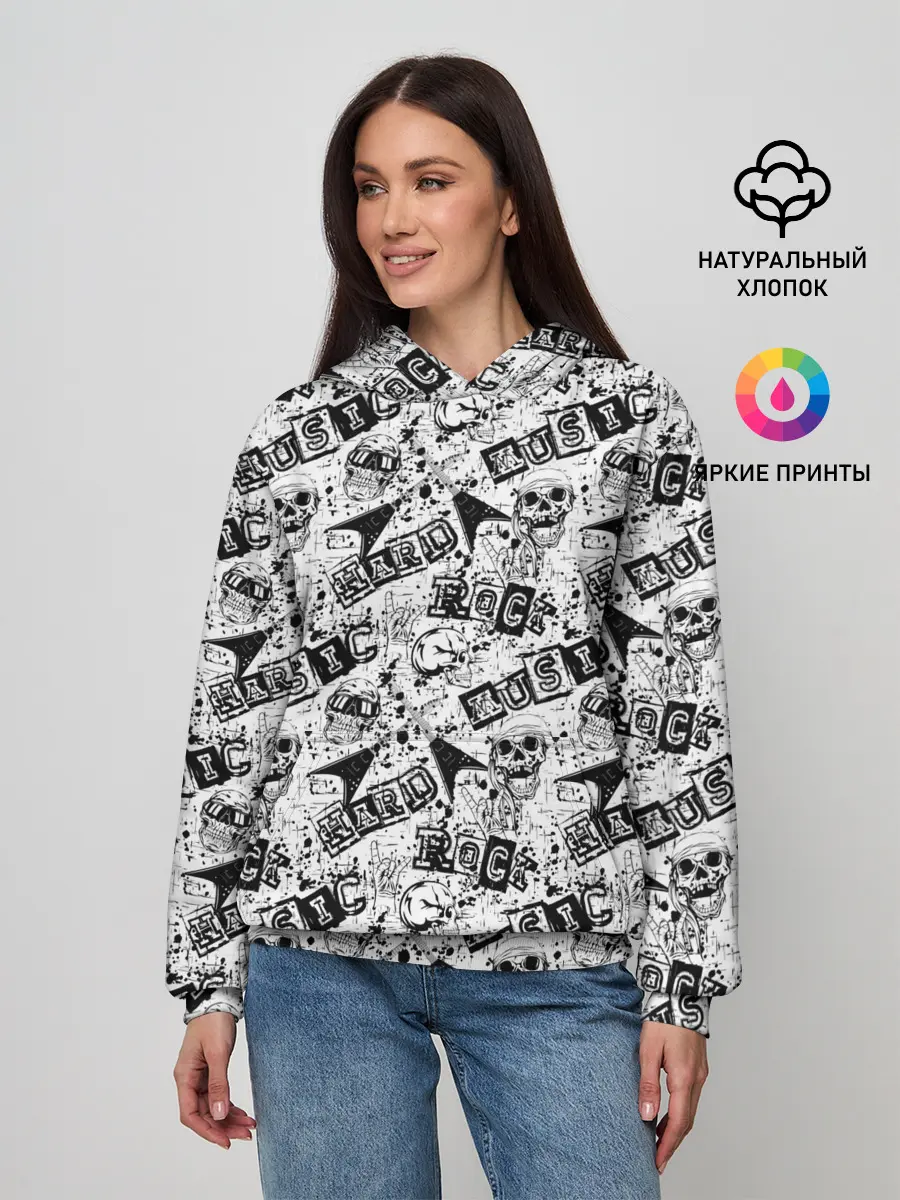 Женское худи / Rock music