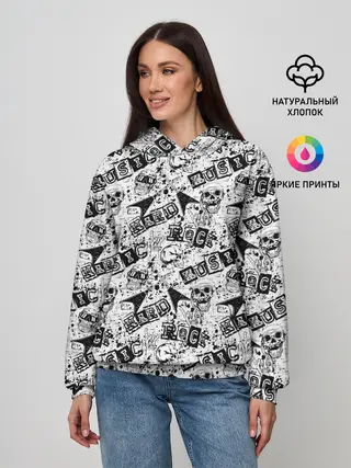 Женское худи / Rock music