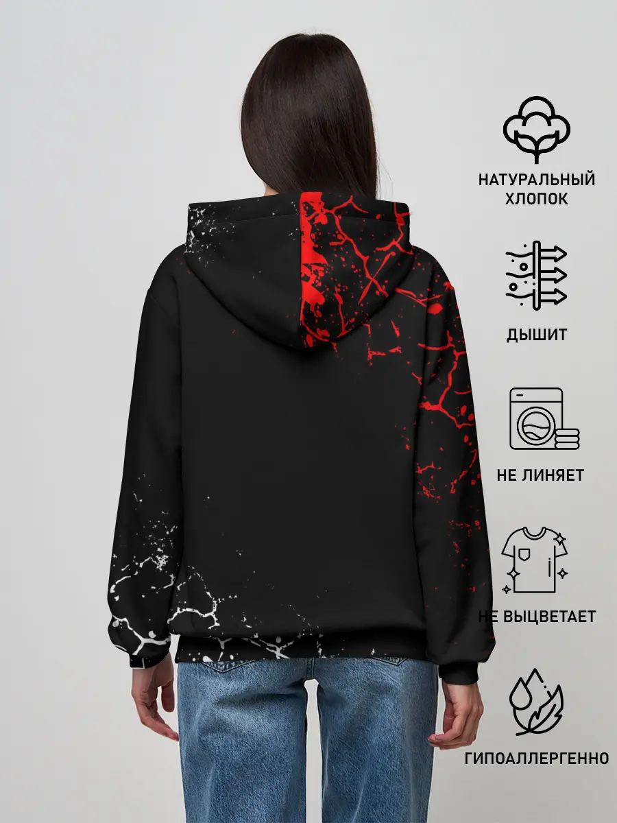 Женское худи / Кулаки Сайтамы