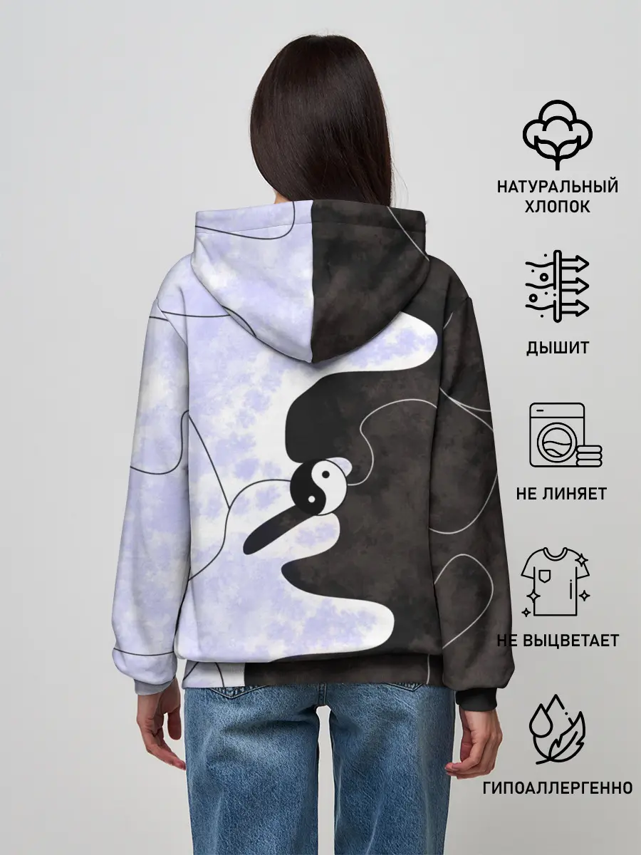 Женское худи / Инь-Янь