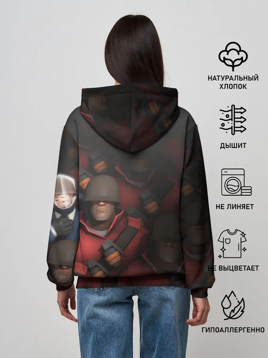 Женское худи / Team Fortress