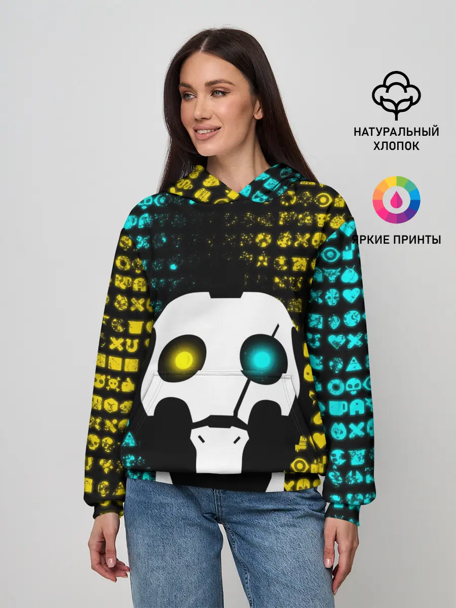 Женское худи / ЛЮБОВЬ СМЕРТЬ И РОБОТЫ