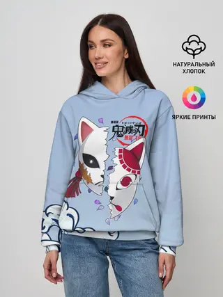 Женское худи / Маски из Клинок, рассекающий демонов