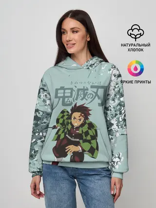 Женское худи / Танджиро Камадо Kimetsu no Yaiba