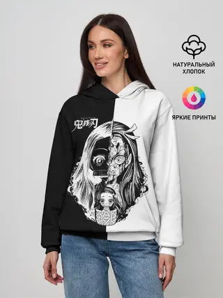 Женское худи / Двуликая Незуко Камадо