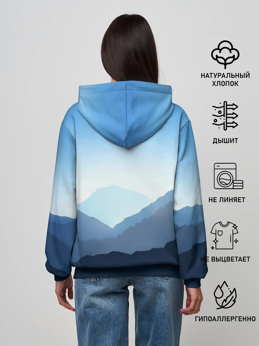 Женское худи / Клинок, рассекающий демонов в горах