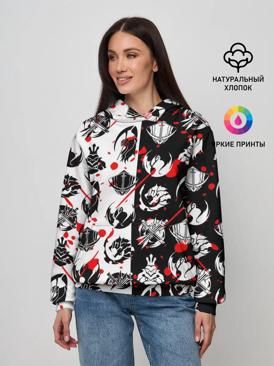 Женское худи / SOLO LEVELING / ГИЛЬДИИ