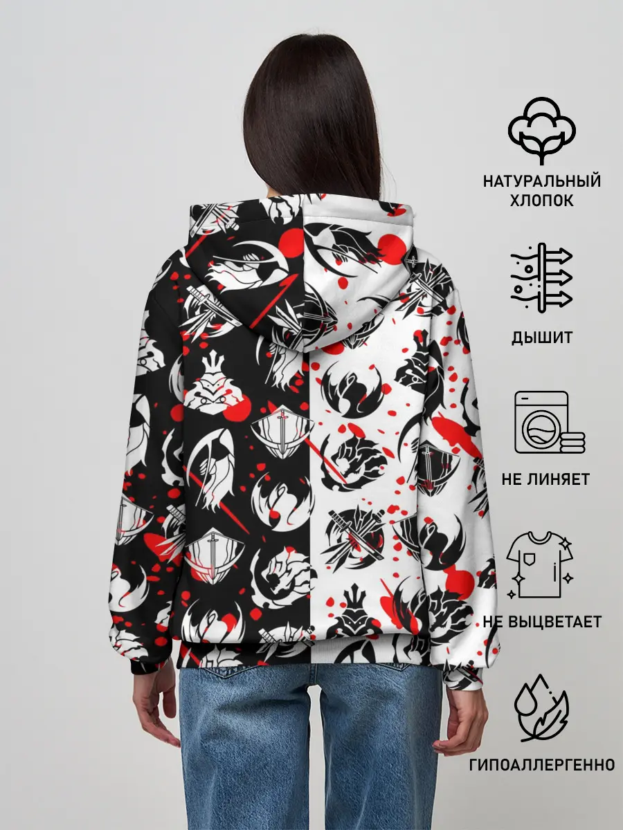 Женское худи / SOLO LEVELING / ГИЛЬДИИ