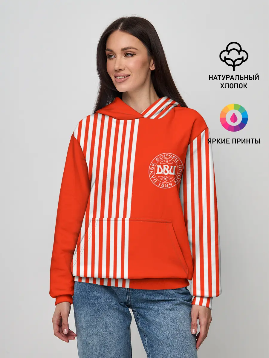 Женское худи / Сборная Дании.