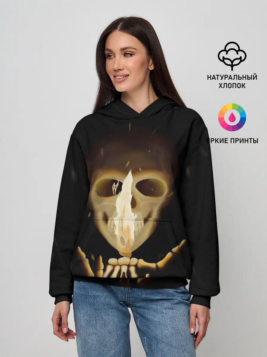 Женское худи / Скелет