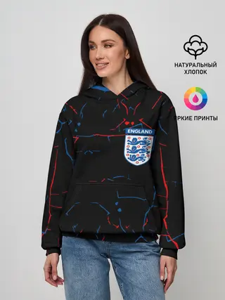Женское худи / Сборная Англии.