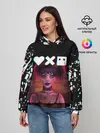 Женское худи / Love, Death and Robots | Lora Glitch