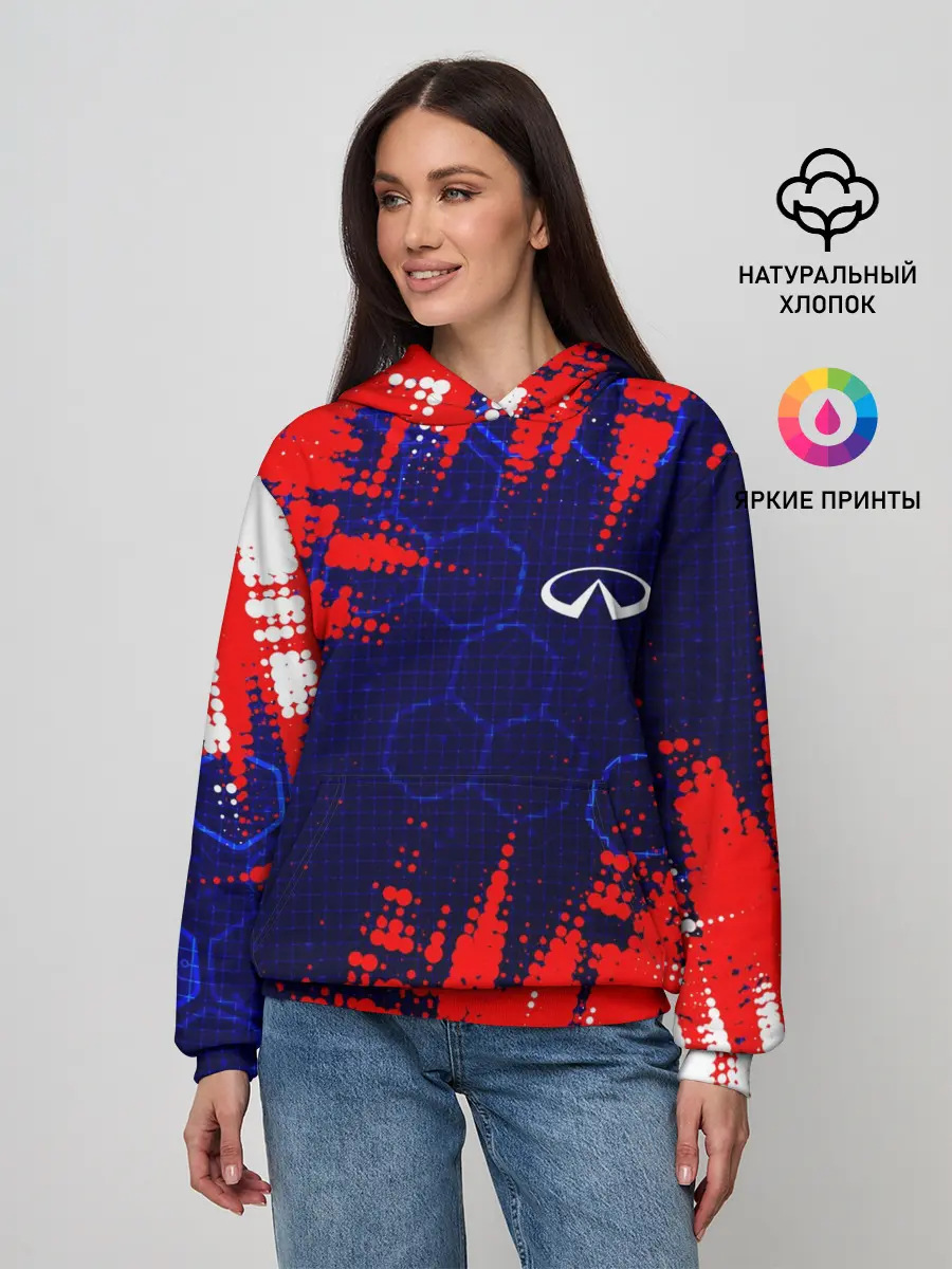 Женское худи / INFINITI - HI TECH ТЕХНОЛОГИИ