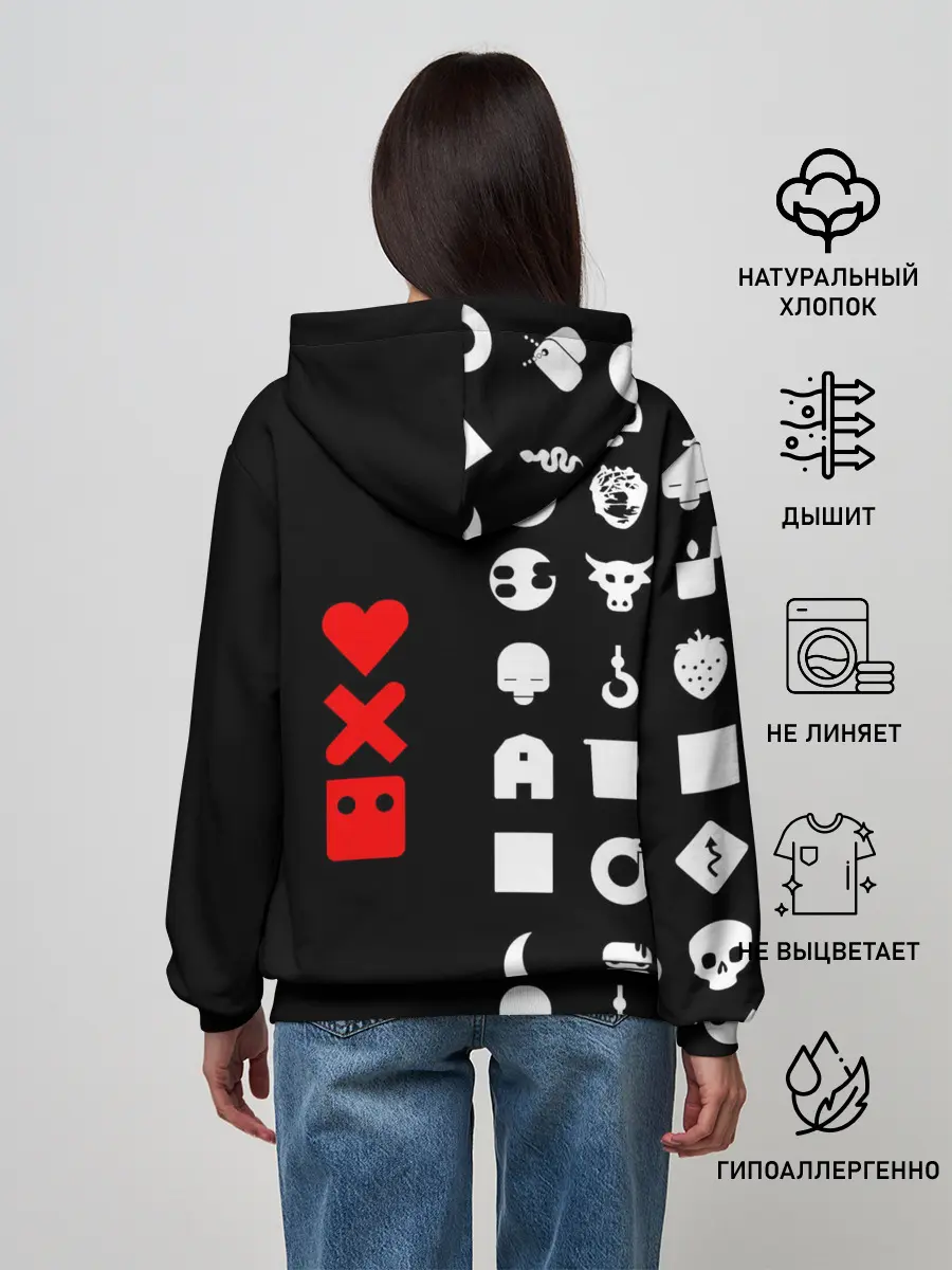 Женское худи / Любовь, смерть и роботы
