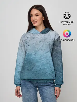 Женское худи / Blue Glass