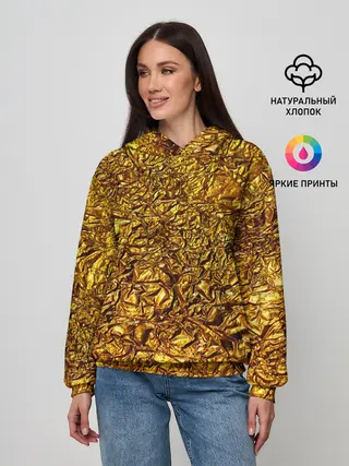 Женское худи / Сусальное золото