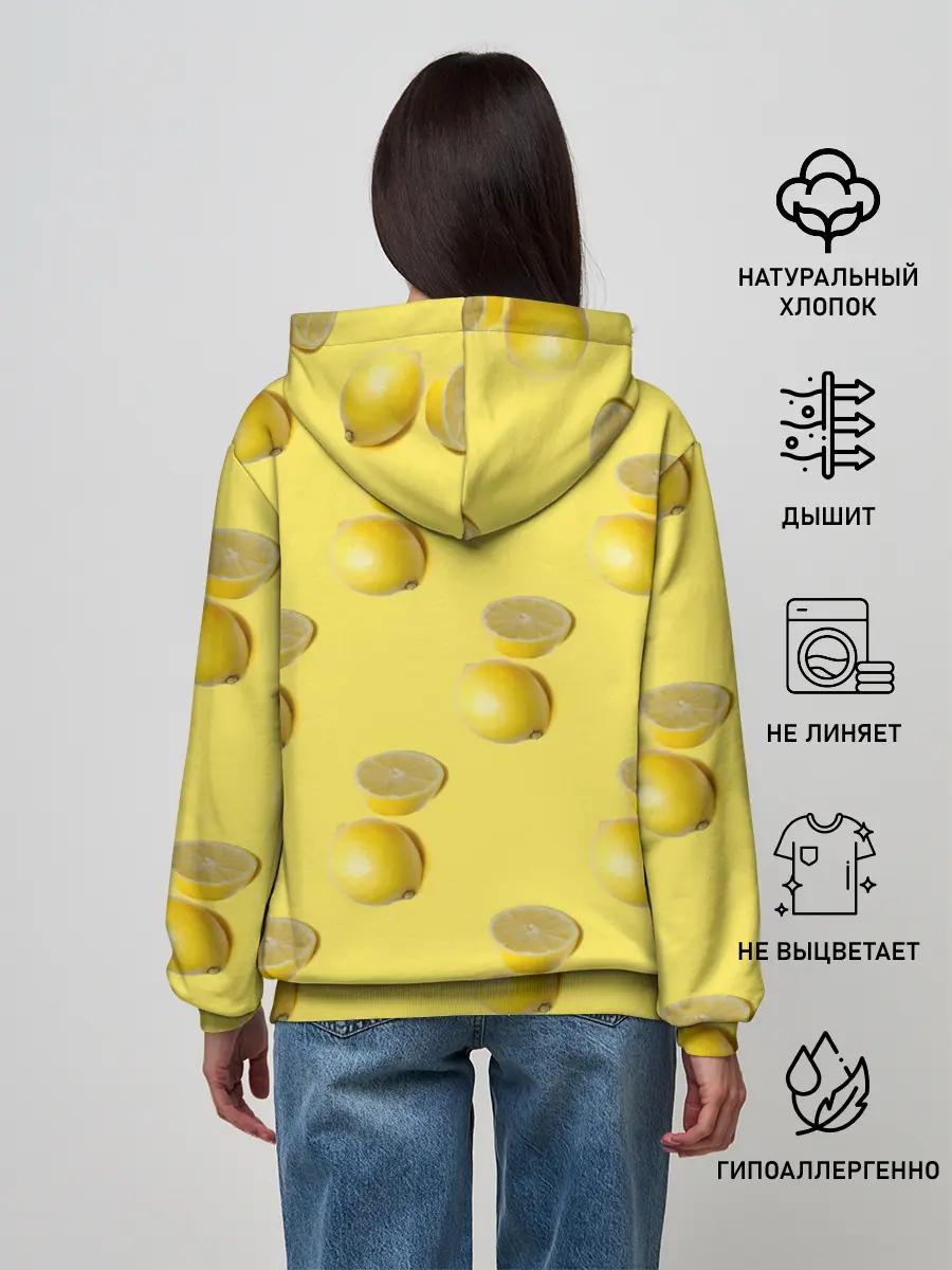 Женское худи / Летние лимоны