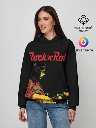 Женское худи / ROCK N ROLL