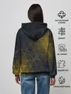 Женское худи / RENAULT РЕНО ЖЕЛТАЯ ГЕОМЕТРИЯ