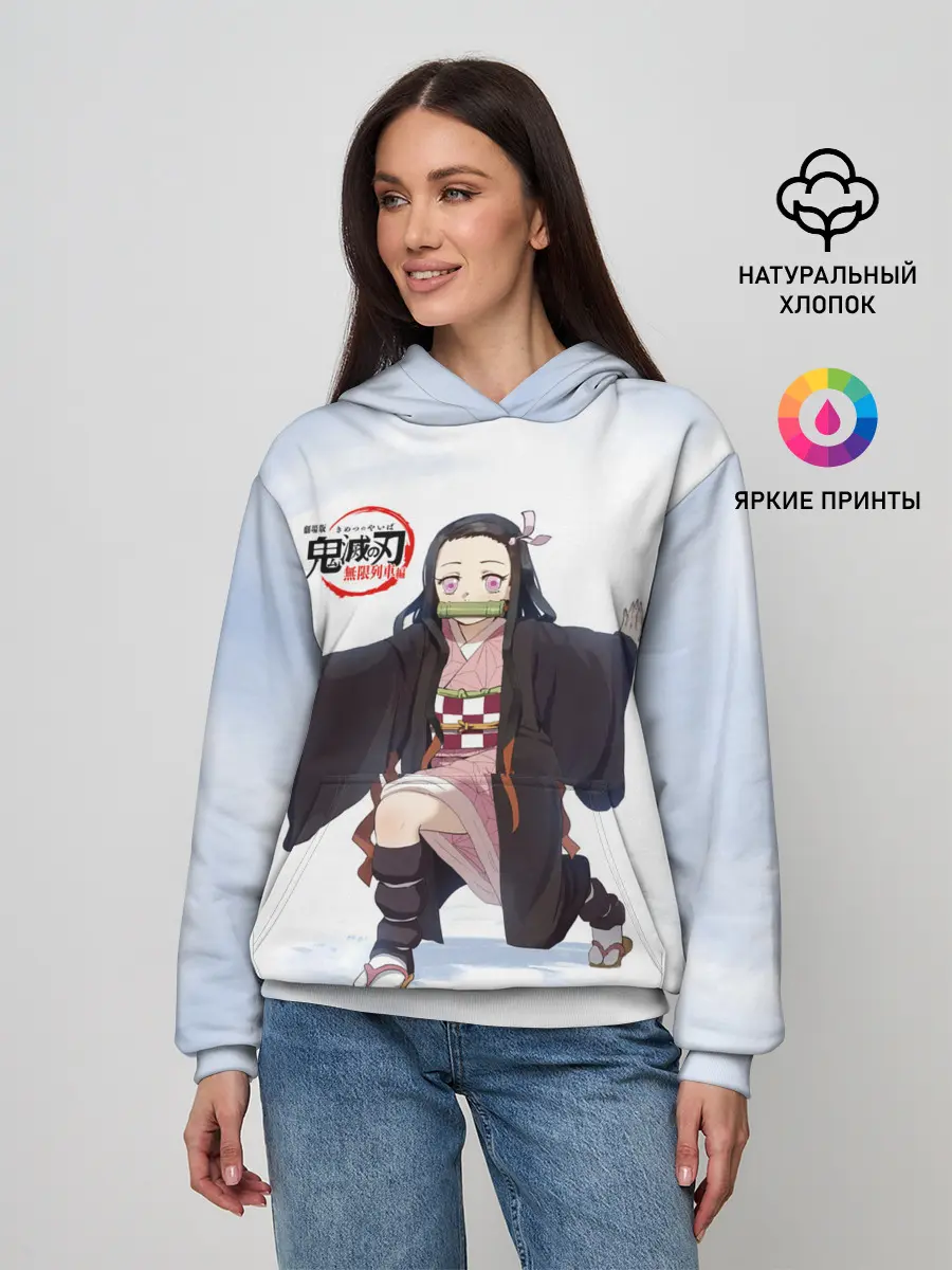 Женское худи / Nezuko Kamado Kimetsu no Yaiba