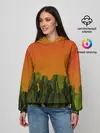 Женское худи / Кактусы на закате