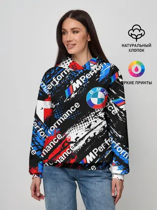 Женское худи / BMW M PERFORMANCE / БМВ ГРАНЖ