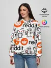 Женское худи / REDDIT / РЕДДИТ / ЛОГОБОМБИНГ