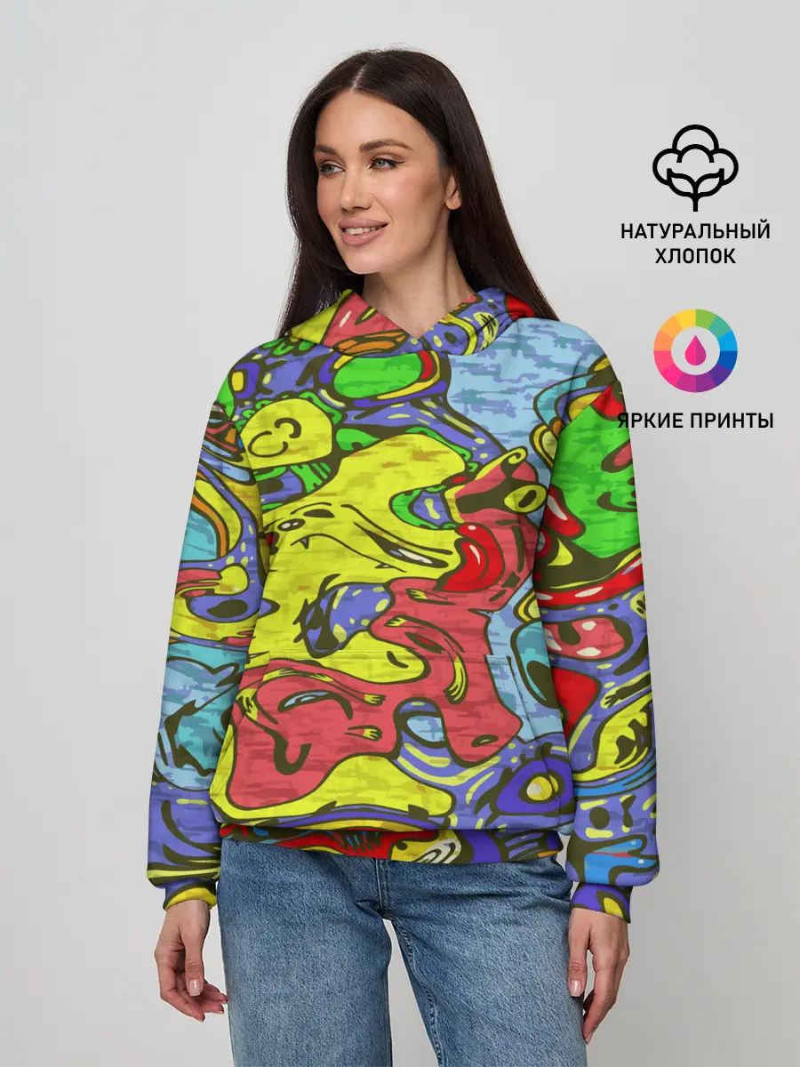 Женское худи / Multicolored