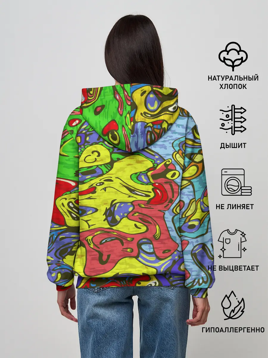 Женское худи / Multicolored