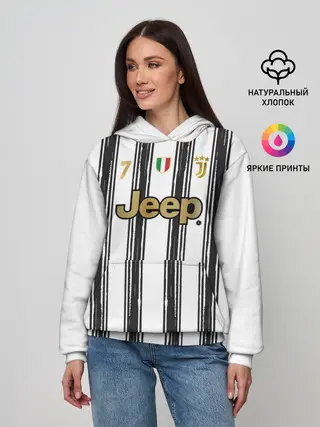 Женское худи / Футбольная форма Роналдо 20/21