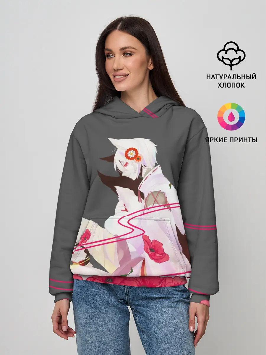 Женское худи / Flower Tomoe