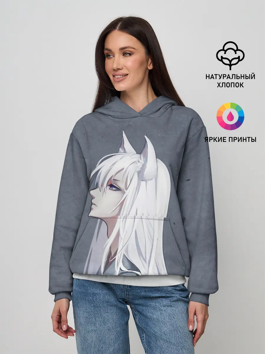 Женское худи / Демон-лис Томоэ