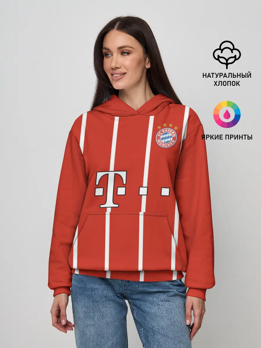 Женское худи / Роберт Левандовски 9