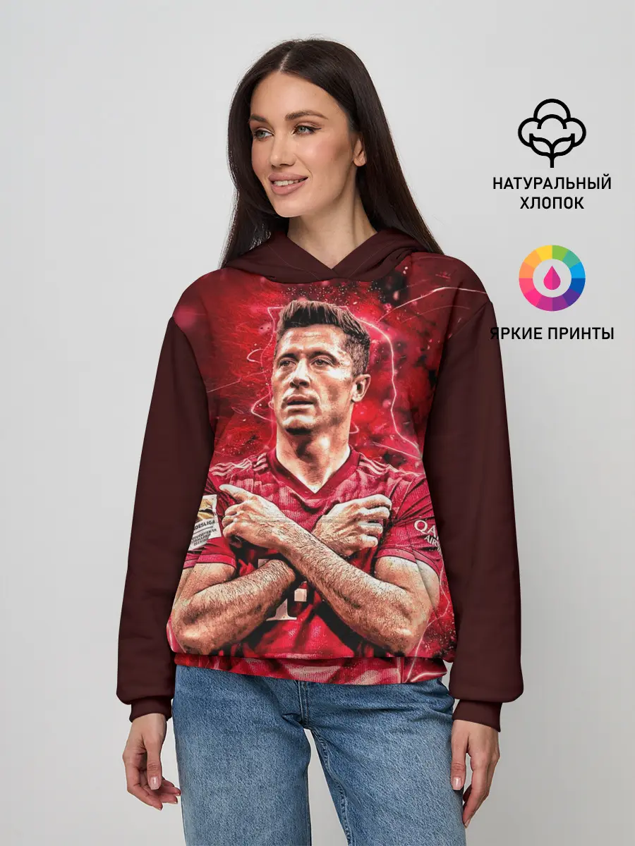 Женское худи / Левандовски | Lewandowski | 9