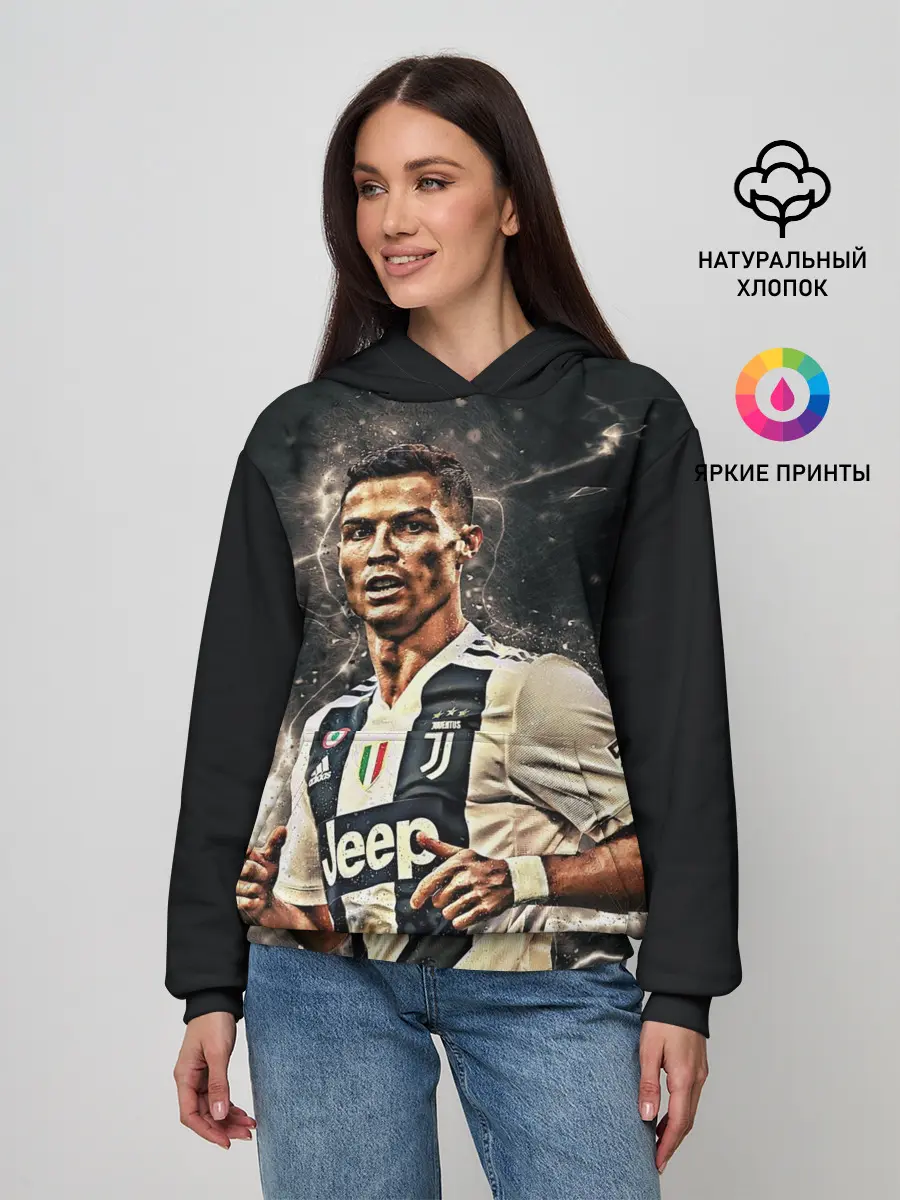 Женское худи / Криштиану Роналду