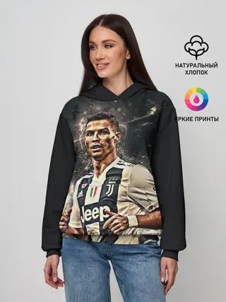 Женское худи / Криштиану Роналду