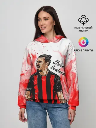 Женское худи / ЗЛАТАН ИБРАГИМОВИЧ / МИЛАН