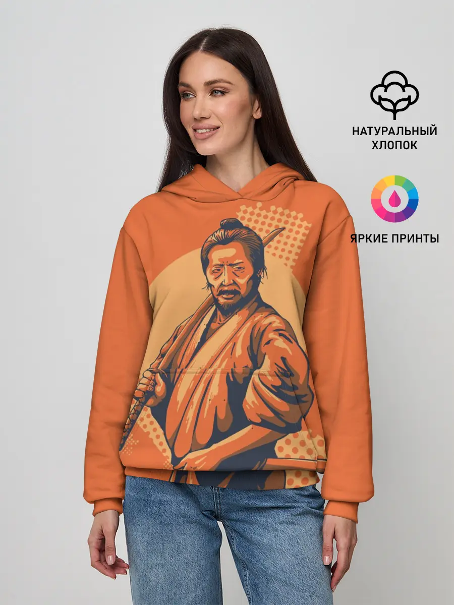 Женское худи / Самурай