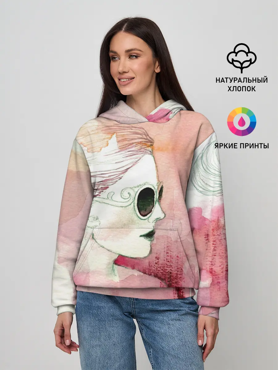 Женское худи / Девушка