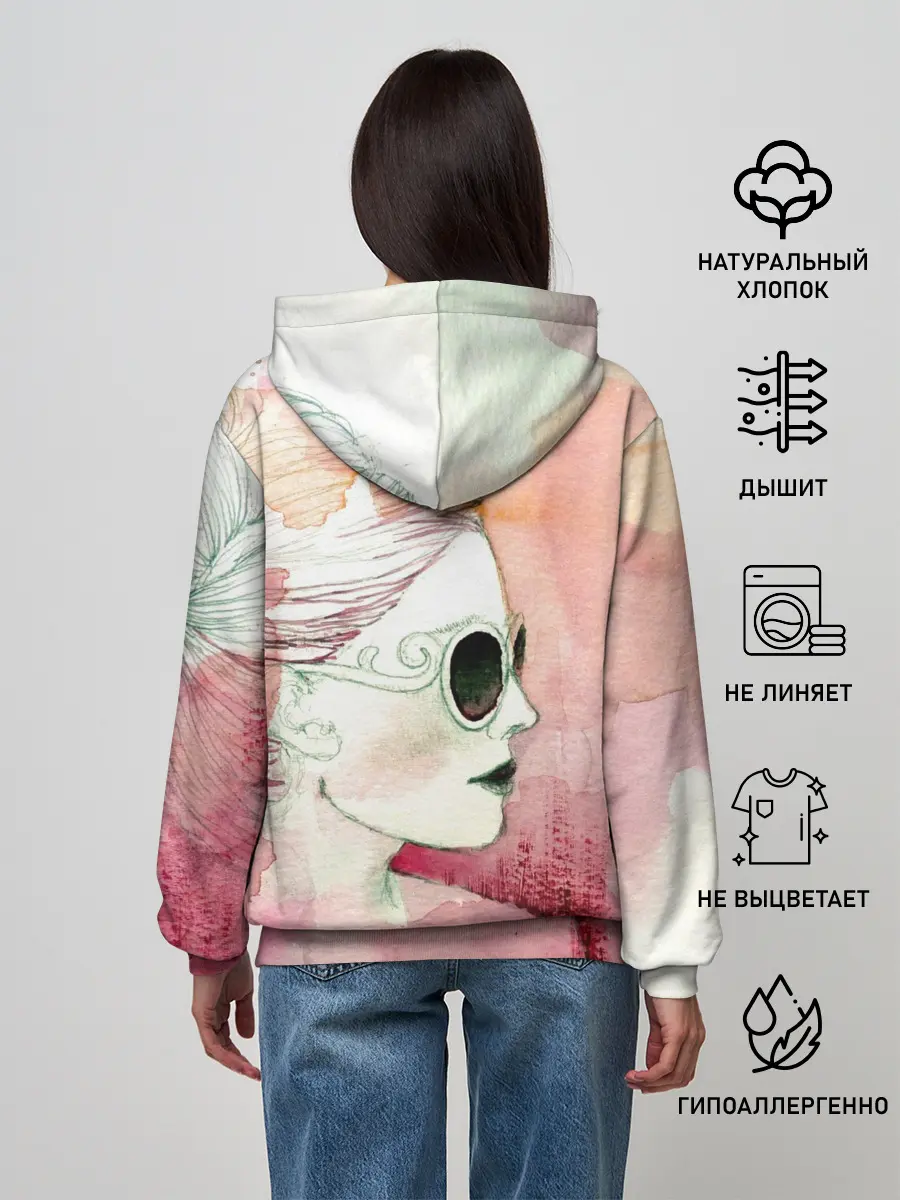 Женское худи / Девушка