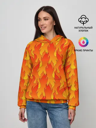 Женское худи / ПЛАМЯ 2.0