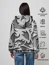Женское худи / Монохромный узор