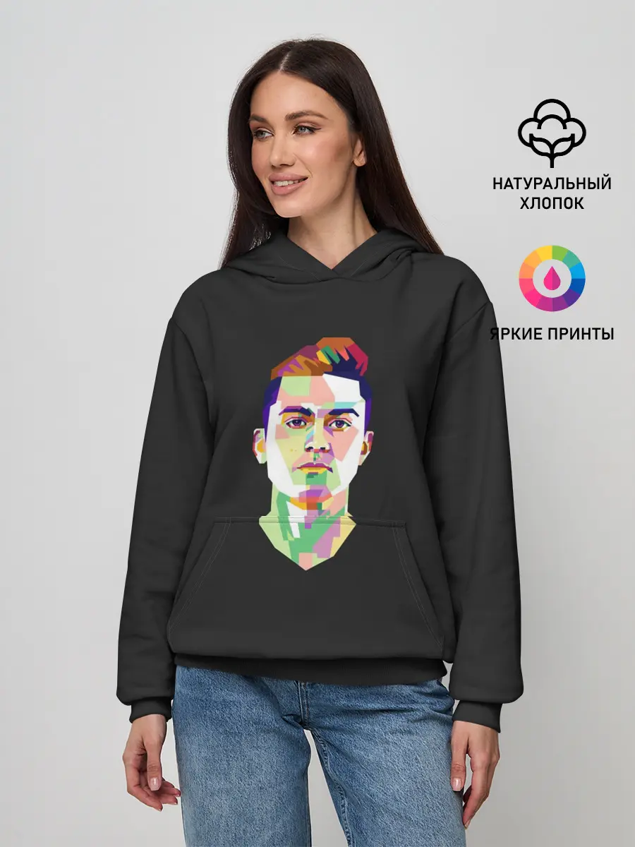 Женское худи / Paulo Dybala Pop Art