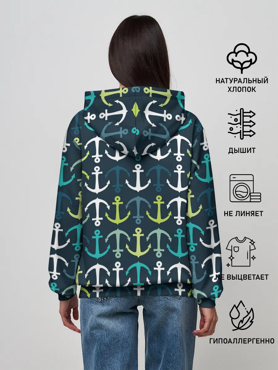 Женское худи / Якоря