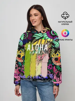 Женское худи / АЛОХА ГАВАЙИ | ALOHA HAWAII